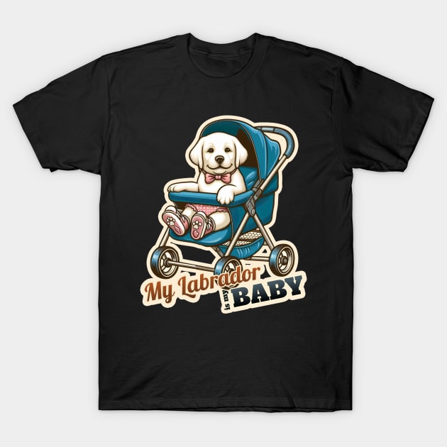 Baby Labrador Retriever T-Shirt by k9-tee